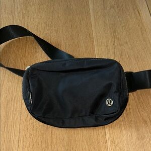 lululemon athletica Black Belt Bag Minimalist Design